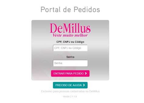 demillus pedido facil|DeMillus Pedidos Online 